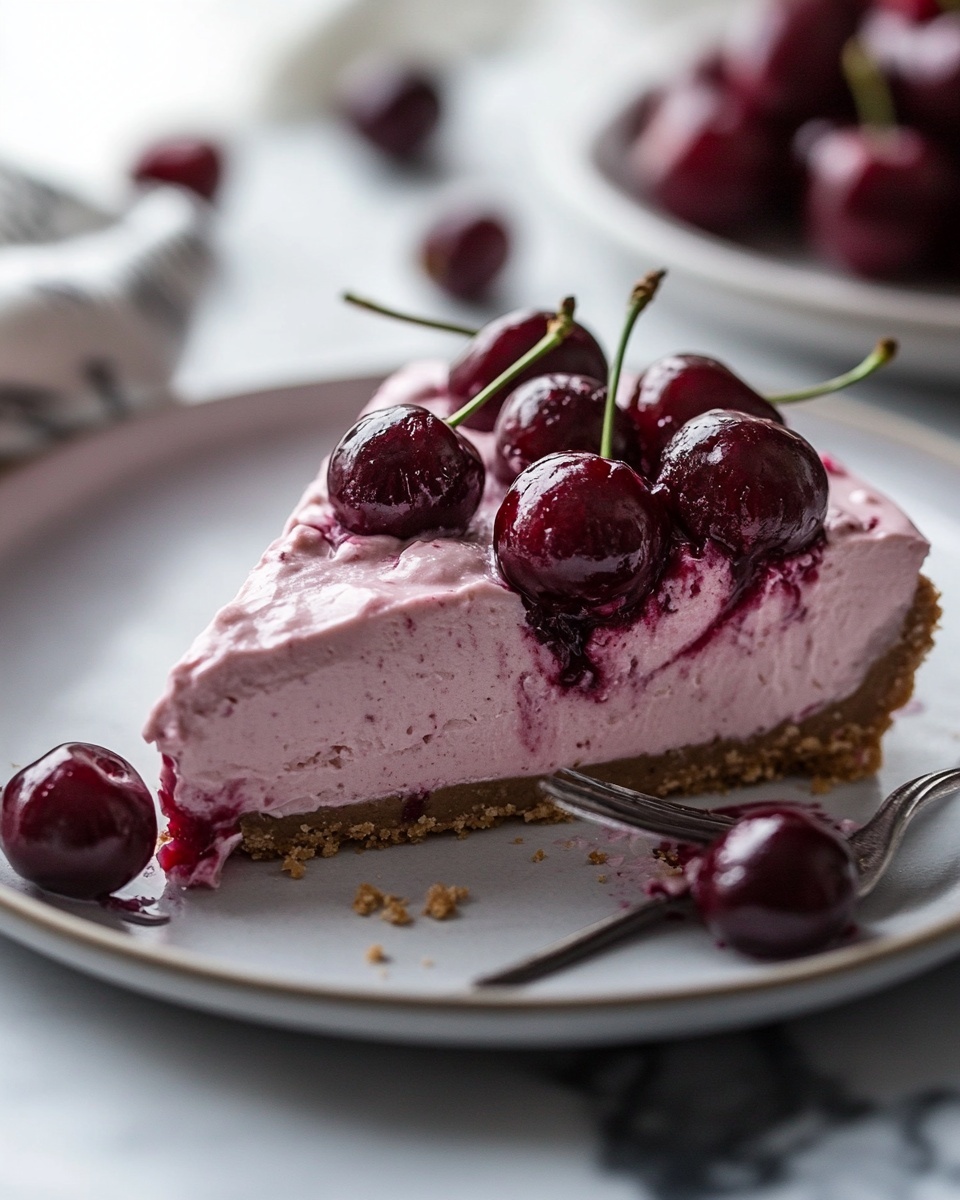 Dreamy No-Bake Cherry Cheesecake: Sweet & Creamy