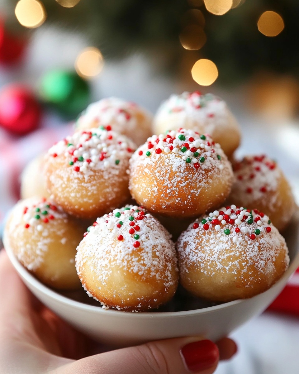 Air Fryer Christmas Donut Holes: Warm, Fluffy & Festively Sweet