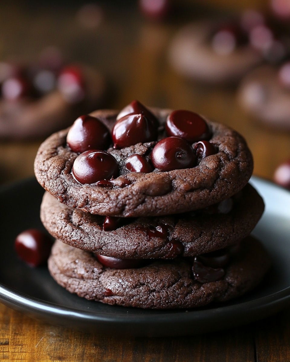 Decadent Black Forest Cookies: Chocolate Cherry Bliss