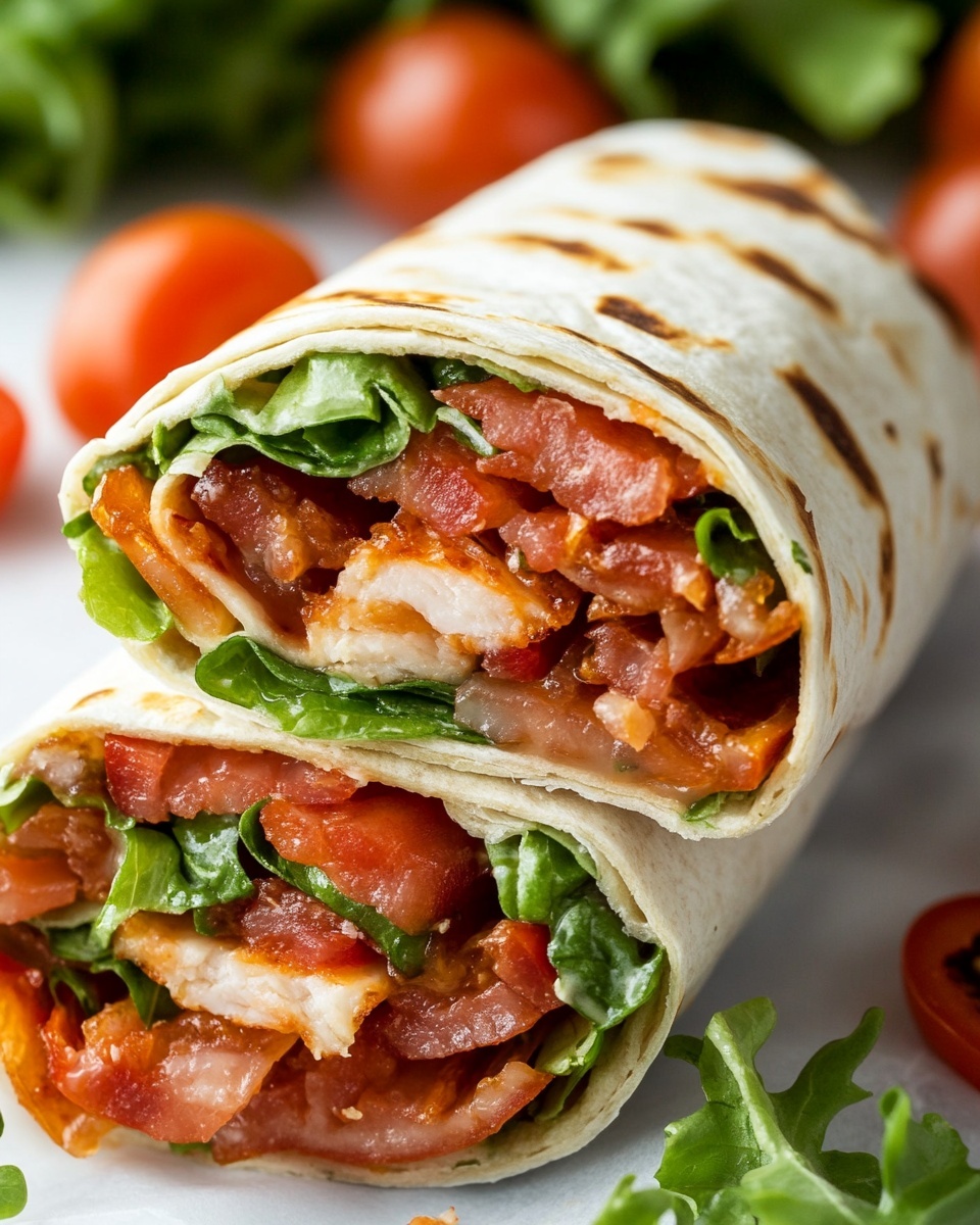 Easy BLT Wraps with Homemade Secret Sauce – Perfect Quick Lunch!