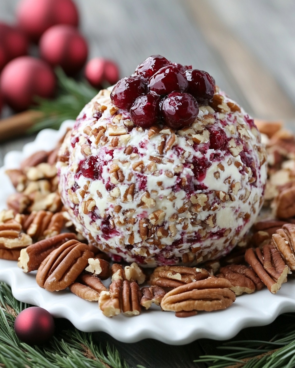 Easy Cranberry Pecan Cheese Ball Recipe: Perfect Holiday Appetizer