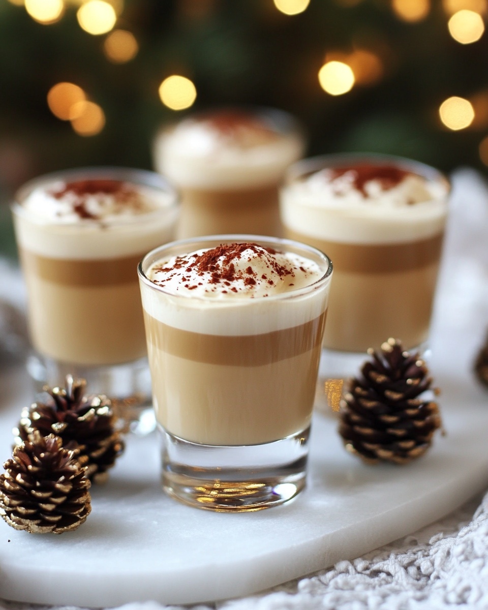 Festive Baileys & Amaretto Vodka Shots