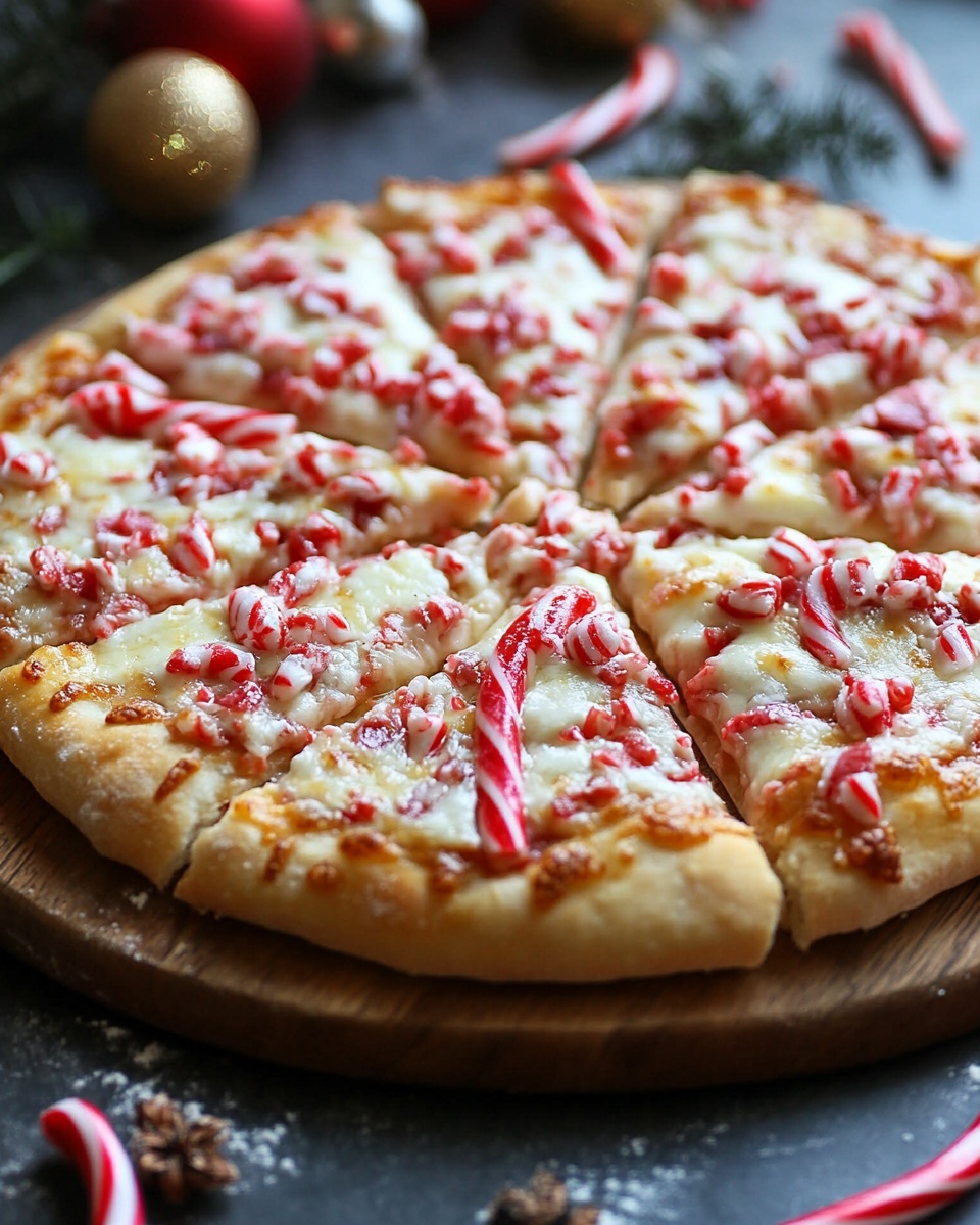 Festive Candy Cane Pizza Recipe: Easy Holiday Appetizer