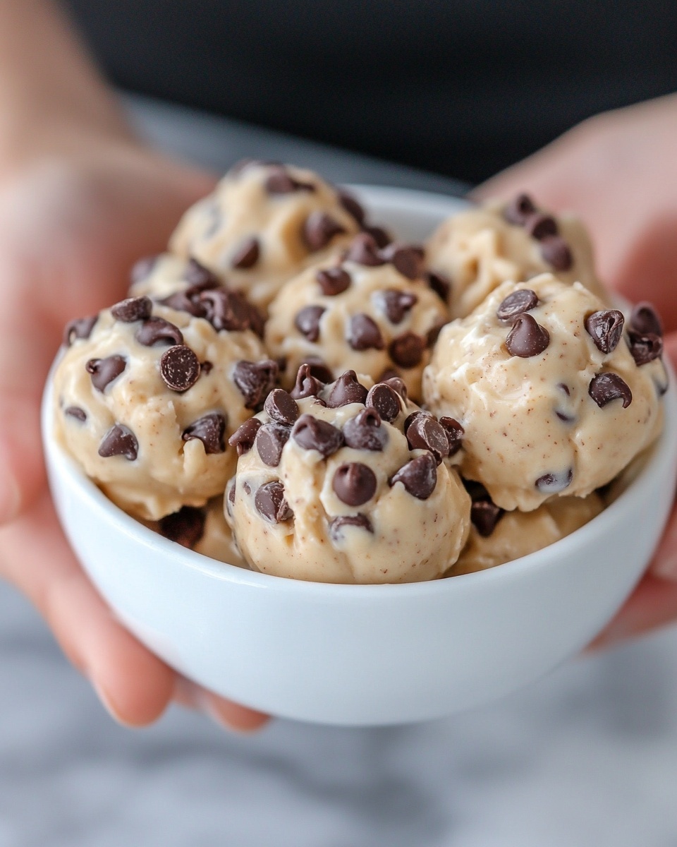Healthy Frozen Peanut Butter Yogurt Bites with Chocolate Chips | Easy Guilt-Free Dessert