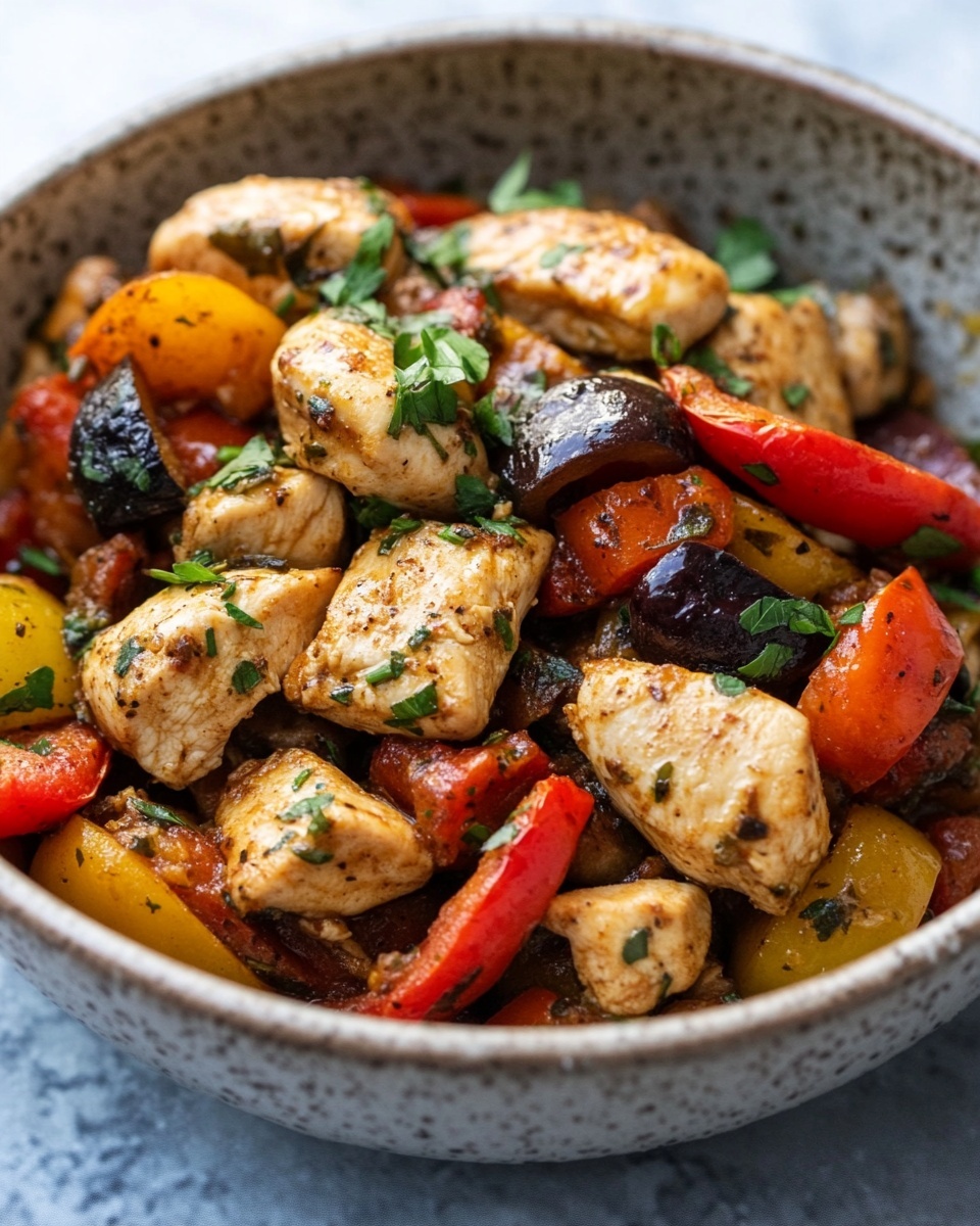 Healthy Mediterranean Chicken Stir Fry Recipe (30-Minute Dinner!)