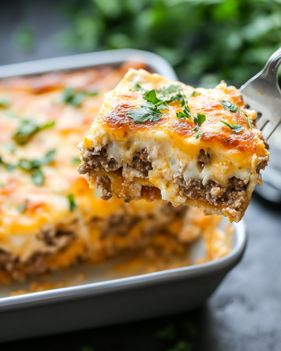 Low Carb Baked Big Mac Casserole: Cheesy, Savory & Guilt-Free