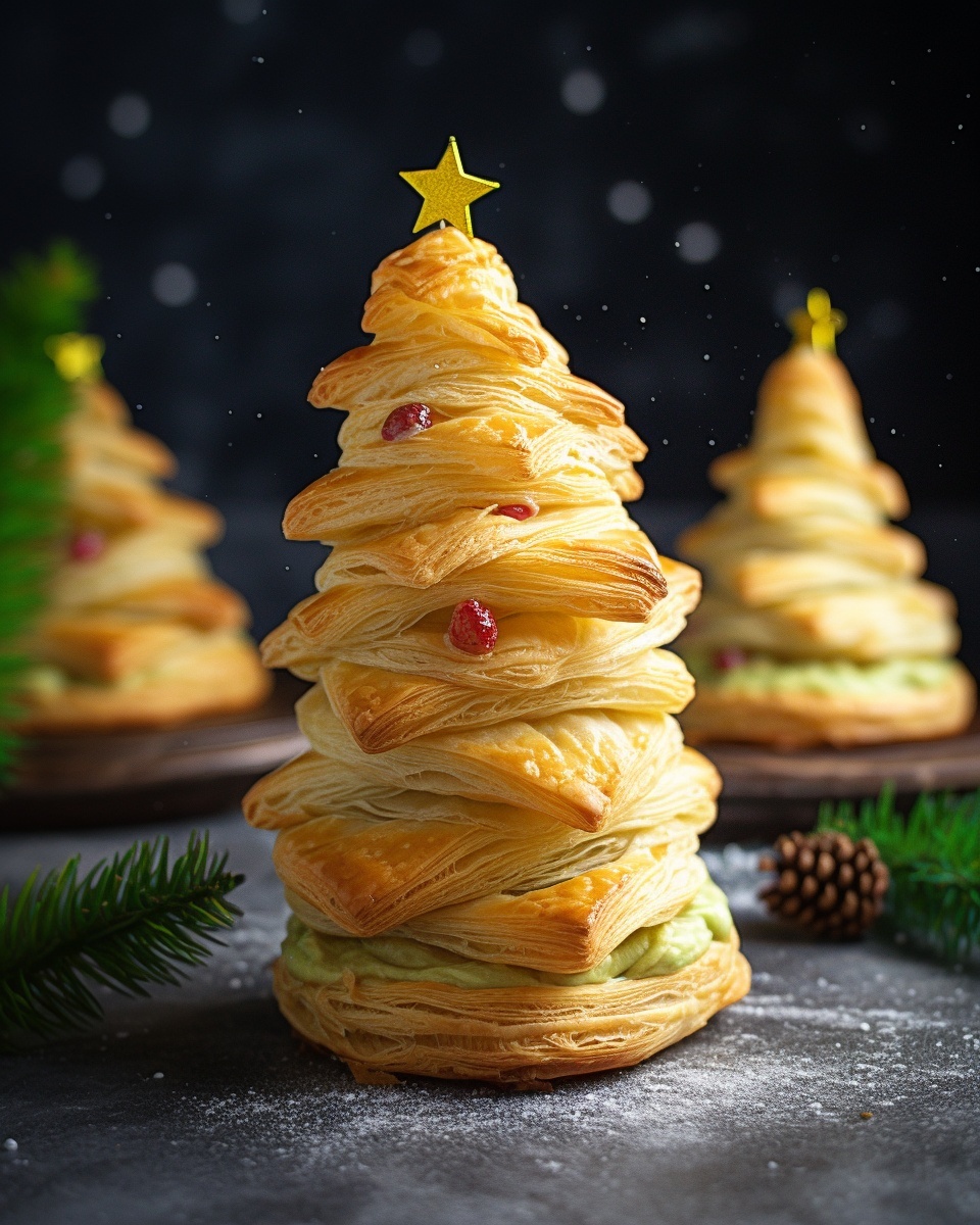 Puff Pastry Christmas Trees: Flaky, Golden & Festive Holiday Snack
