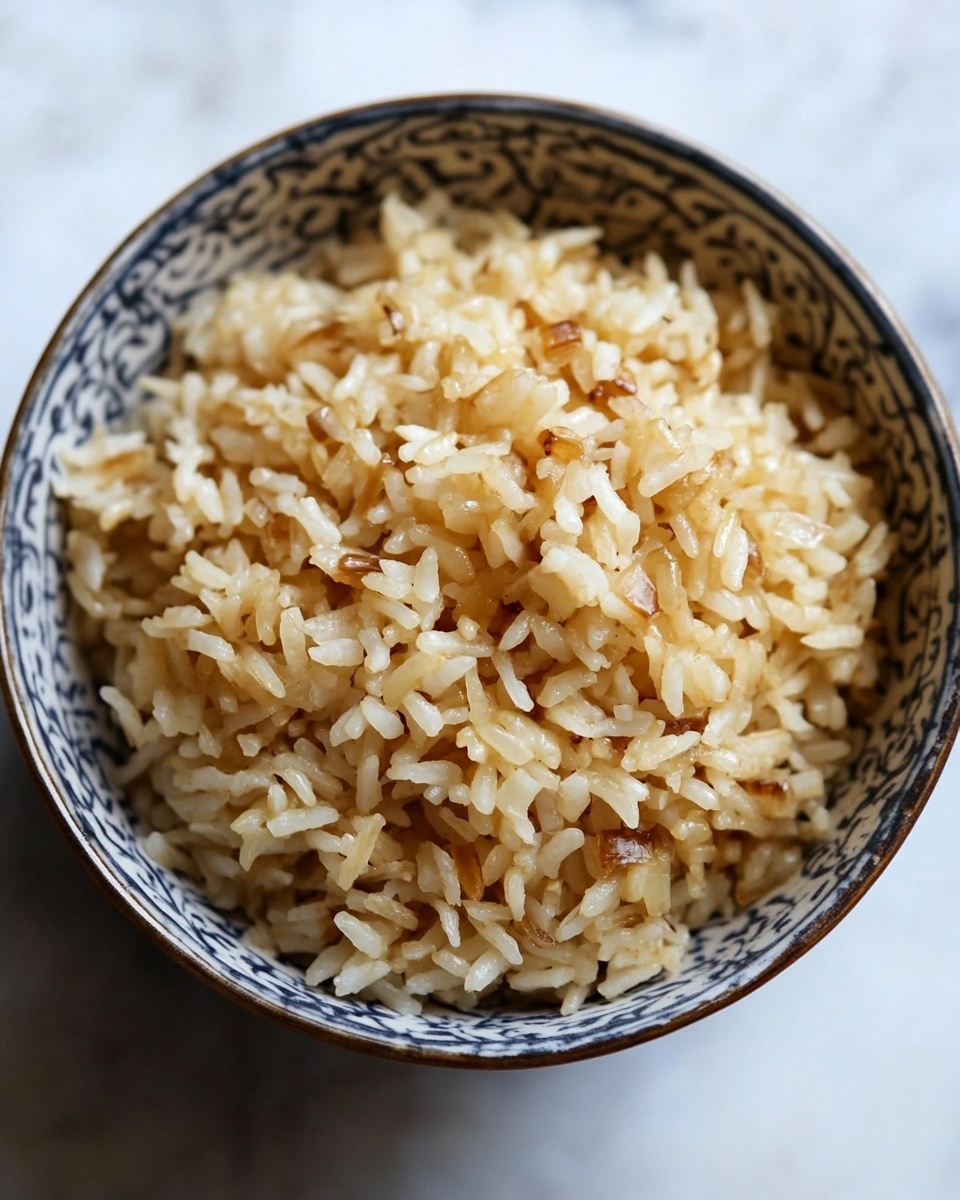 Rich French Onion Butter Rice