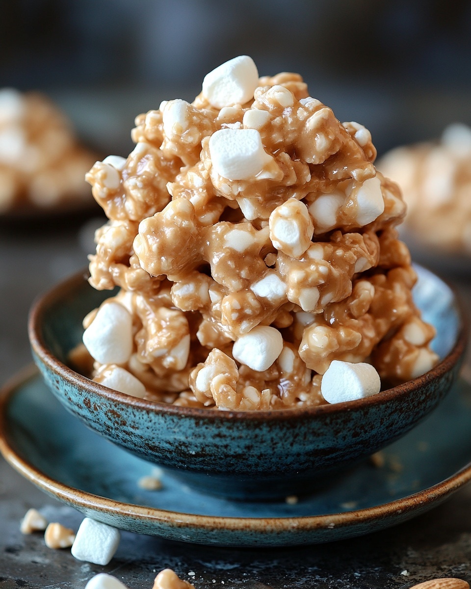 Sweet Crunchy Peanut Marshmallow Clusters: Addictively Chewy No-Bake Treats
