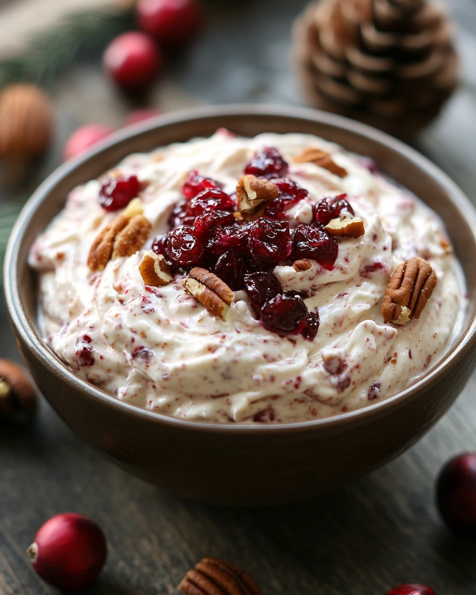 Sweet & Tangy Cranberry Pecan Cream Cheese Dip: Holiday Party Perfection