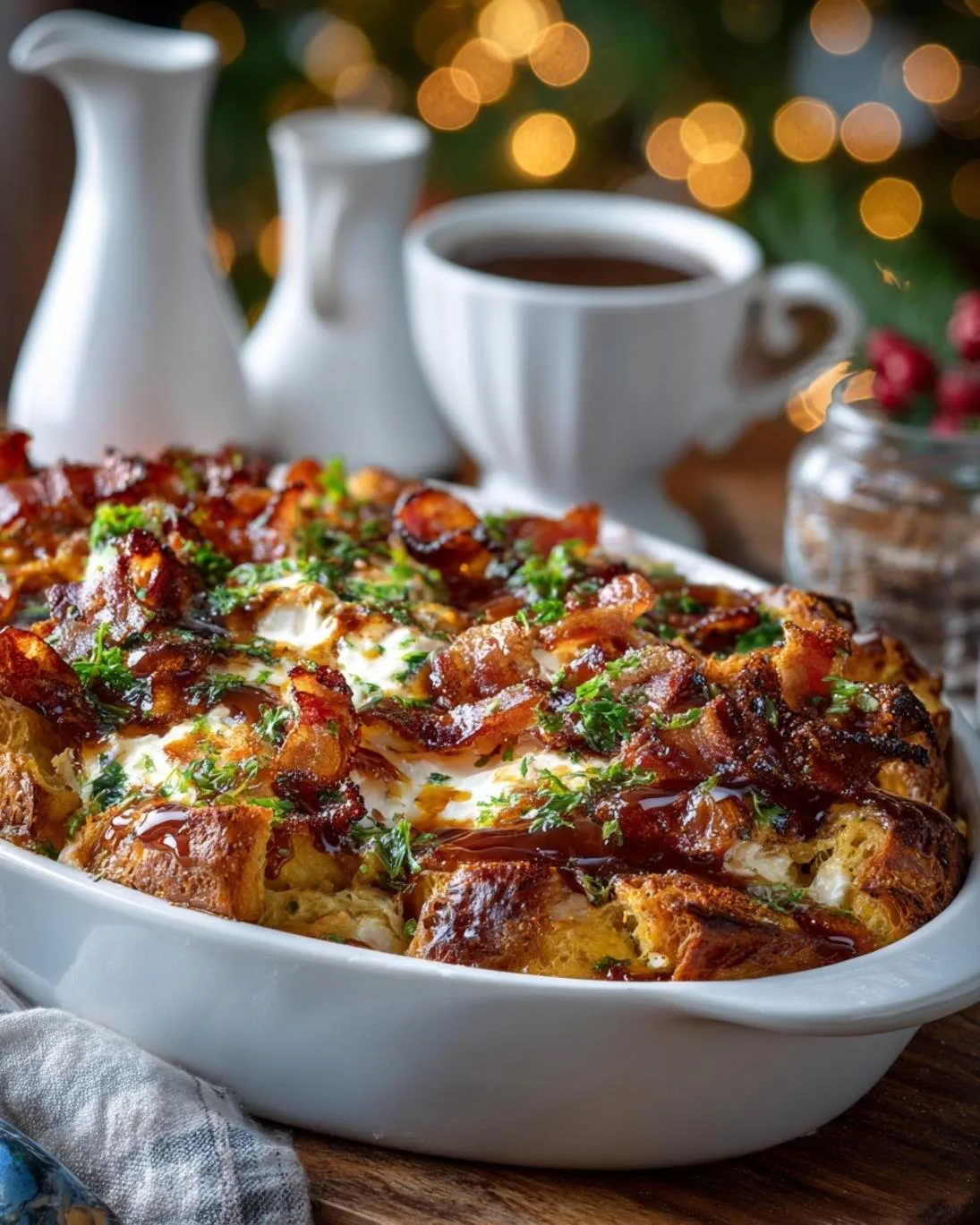 Delicious Croissant Breakfast Casserole for Holidays