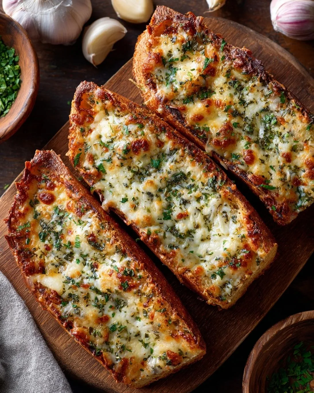 Easy Cheesy Garlic Bread Dinners