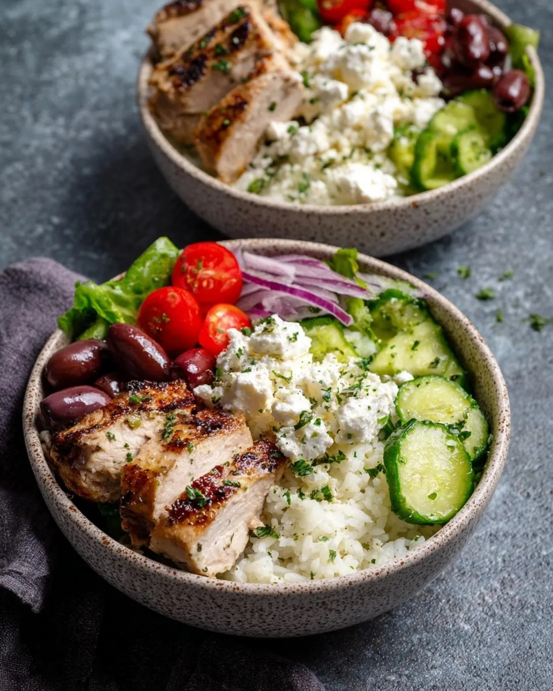 Easy Greek Chicken Bowls for Effortless Clean Eating Meal Prep