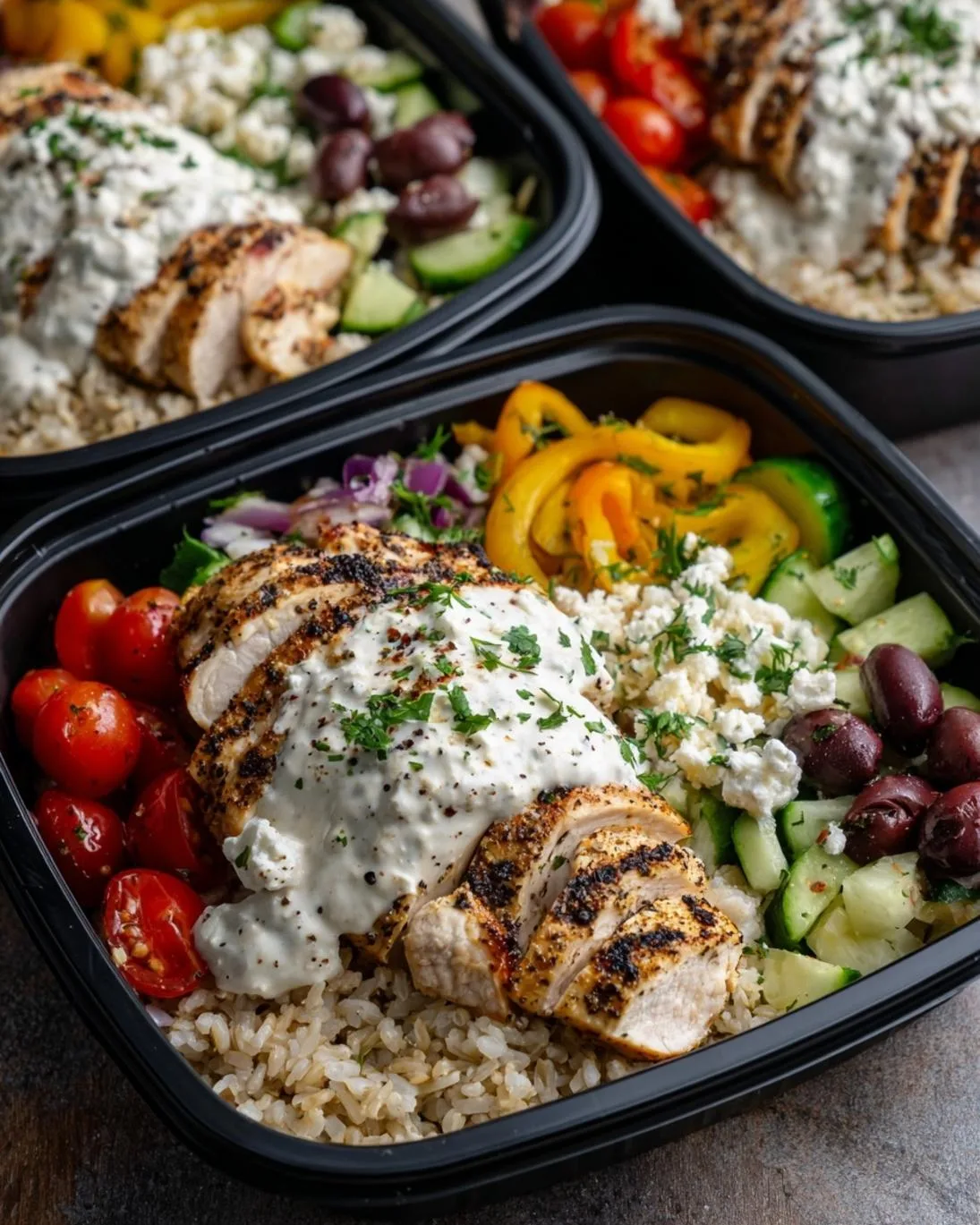 Easy Greek Chicken Bowls for Healthy Meal Prep