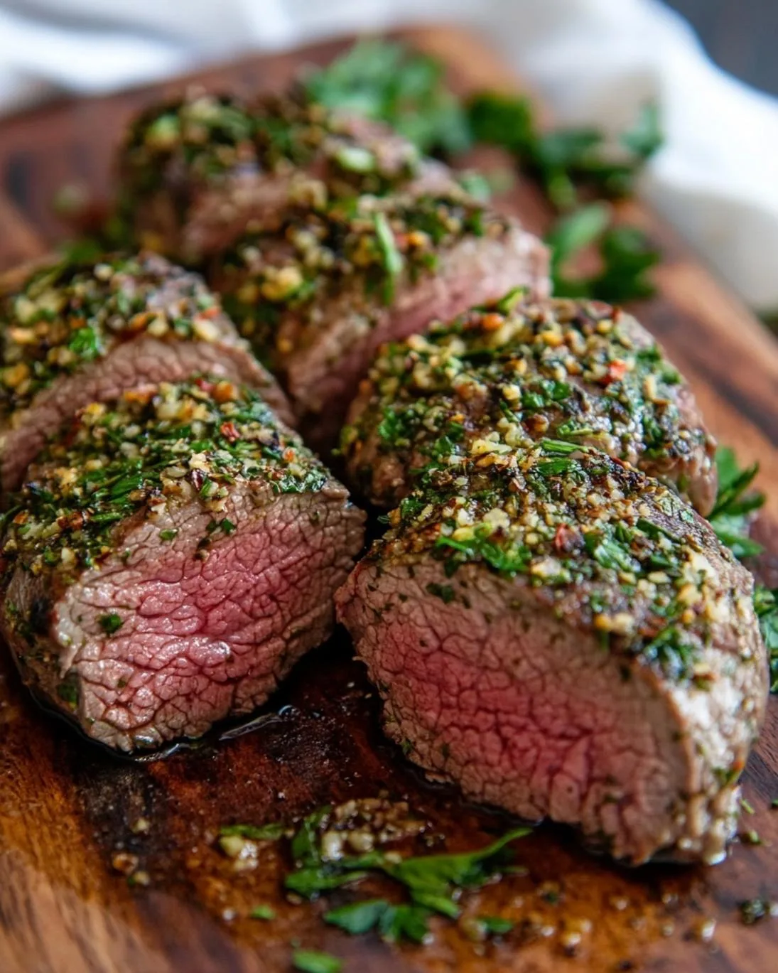 Herb-Crusted Grilled Beef Tenderloin