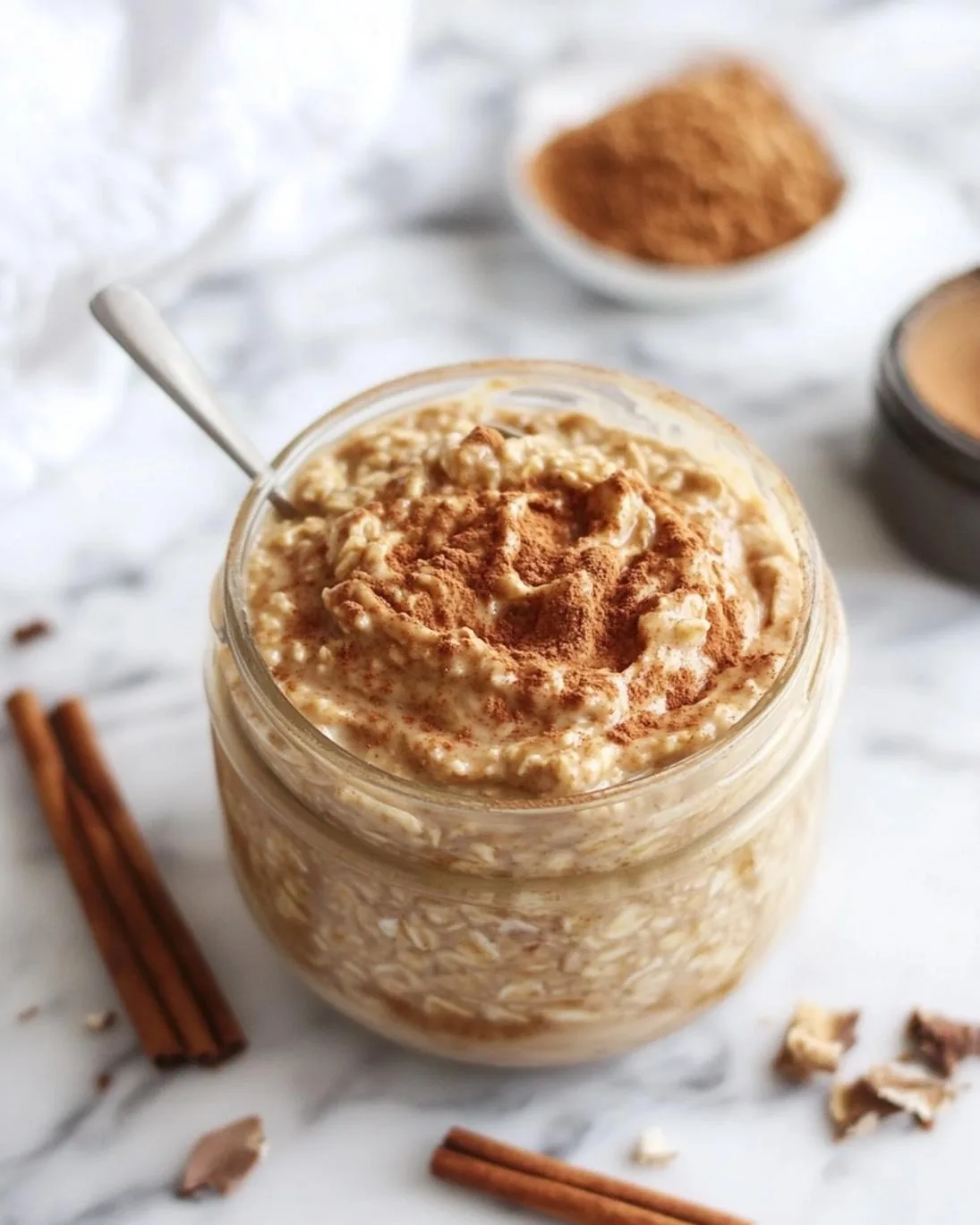 **Irresistible Cinnamon Swirl Overnight Oats**