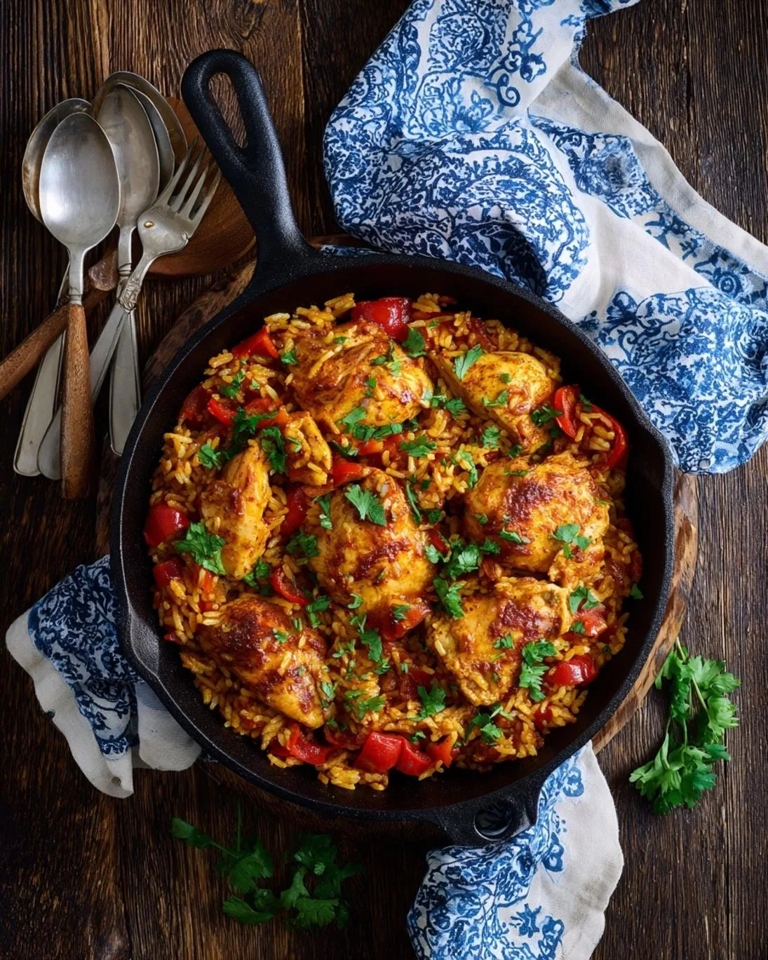 Quick Honey BBQ Chicken & Rice Skillet for Busy Weeknights