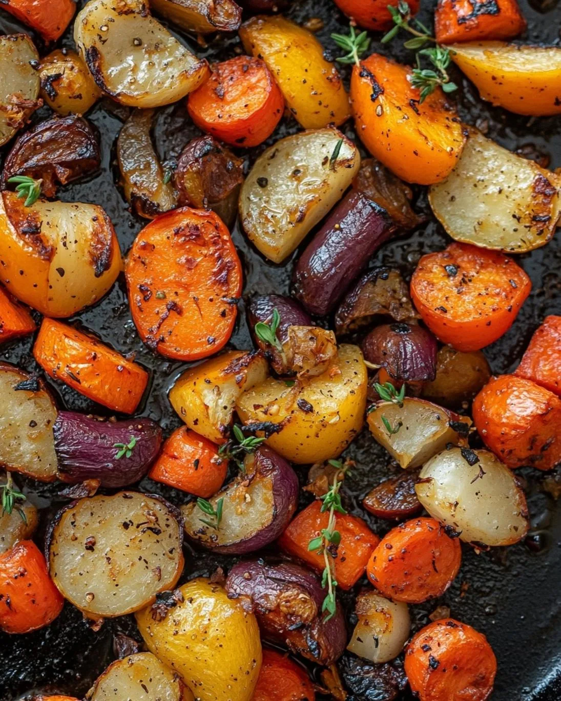 Roasted Maple Dijon Vegetables Recipe