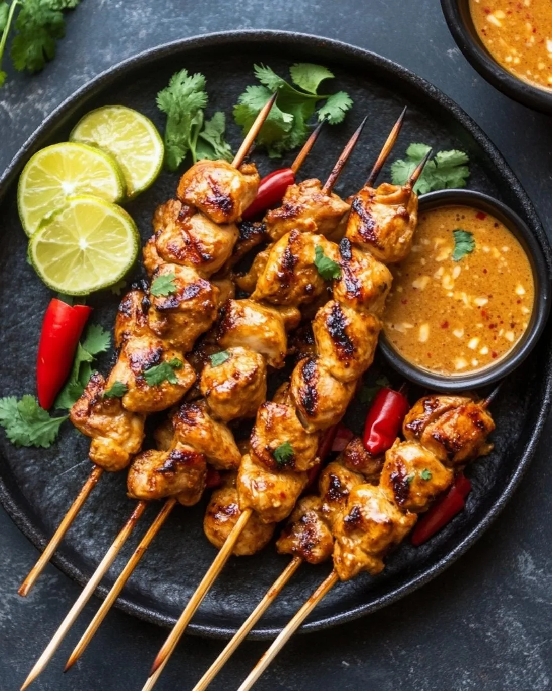 Thai Chicken Satay Skewers